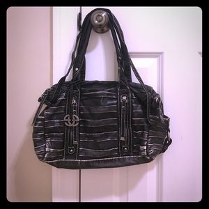Marcecko Edgy Black/Gray Purse